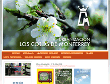 Tablet Screenshot of loscotosdemonterrey.info